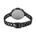 Fastrack Stunners Quartz Analog Black dial Stainless Steel Strap Watch for Girls