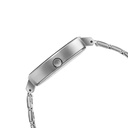 Fastrack Stunners Quartz Analog Silver dial Stainless Steel Strap Watch for Girls