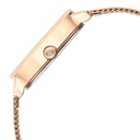 Fastrack Younique Quartz Analog Rose Gold Dial Stainless Steel Strap Watch for Girls