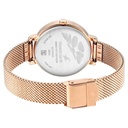 Fastrack Younique Quartz Analog Rose Gold Dial Stainless Steel Strap Watch for Girls