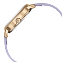 Fastrack Stunners Quartz Multifunction Purple Dial Leather Strap Watch for Girls