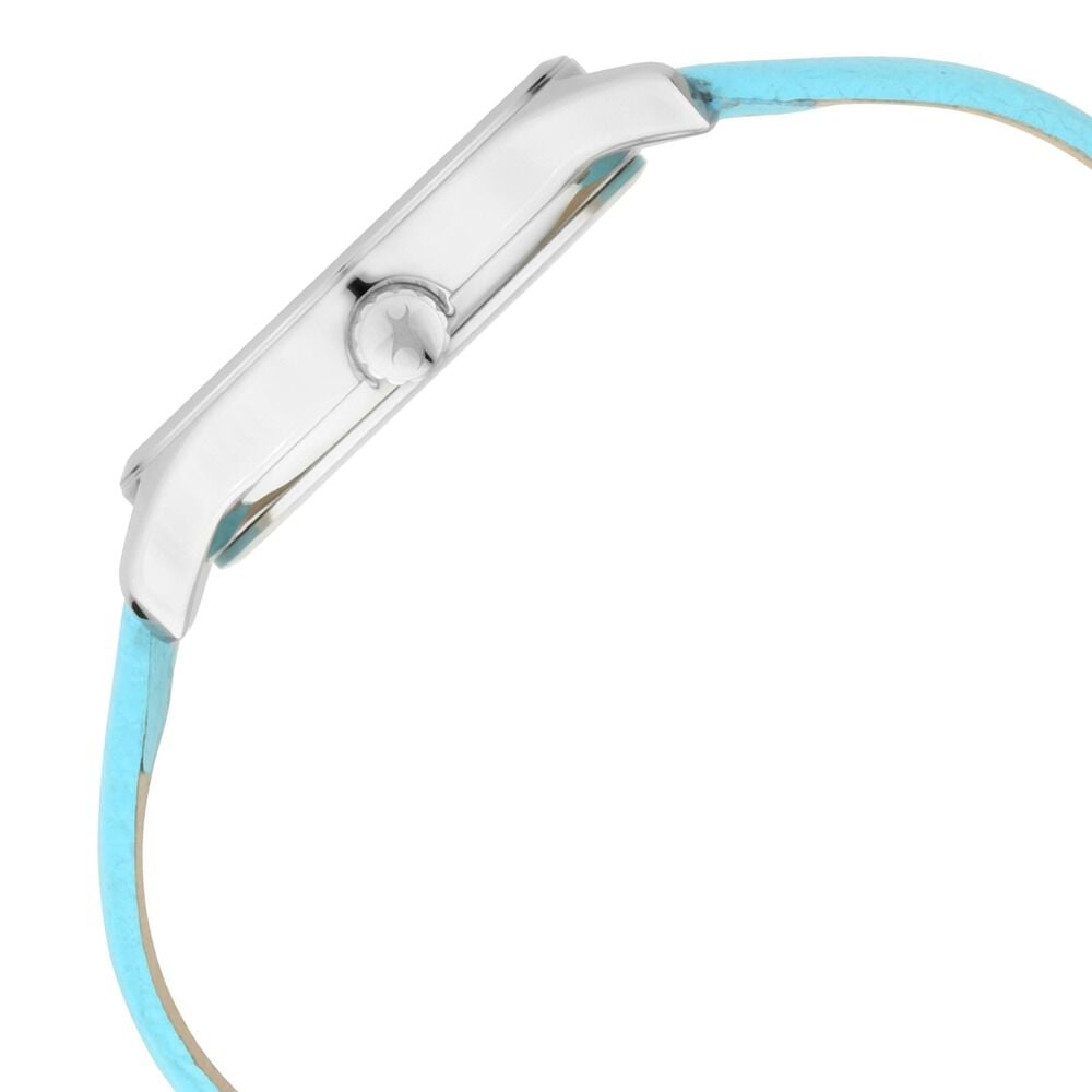 Fastrack Tripster Quartz Analog White Dial Leather Strap Watch for Girls