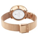 Fastrack Fleek Quartz Analog Pink Dial Stainless Steel Strap Watch for Girls