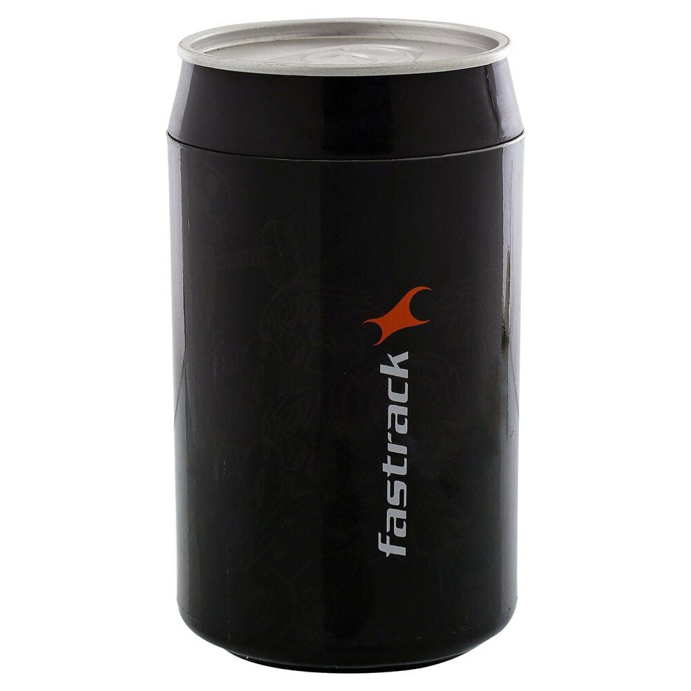 Fastrack Trendies Quartz Analog Black Dial Plastic Strap Watch for Girls