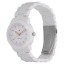 Fastrack Trendies Quartz Analog White Dial Plastic Strap Watch for Girls