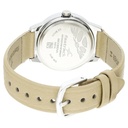 Fastrack Tropical Waters Quartz Analog Silver Dial Leather Strap Watch for Girls