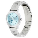 Fastrack Tropical Waters Quartz Analog Green Dial Metal Strap Watch for Girls