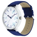 Fastrack Quartz Analog White Dial Leather Strap Watch for Girls