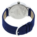 Fastrack Quartz Analog White Dial Leather Strap Watch for Girls