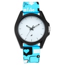Fastrack Trendies Quartz Analog Pink Dial Silicone Strap Watch for Girls