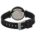 Fastrack Trendies Quartz Analog Black Dial Silicone Strap Watch for Girls