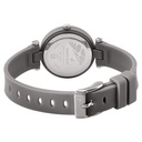 Fastrack Trendies Quartz Analog Grey Dial Silicone Strap Watch for Girls