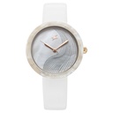 Fastrack Younique Quartz Analog Mother Of Pearl Dial LeatherStrap Watch For Girls