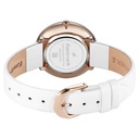Fastrack Younique Quartz Analog Mother Of Pearl Dial LeatherStrap Watch For Girls