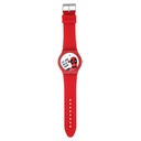 Fastrack Valentine Quartz Analog Grey Dial Silicone Strap Unisex Watch