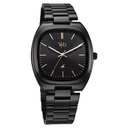 Fastrack Vyb Aviator Quartz Analog Black Dial Black Metal Strap Watch For Guys