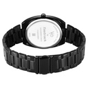 Fastrack Vyb Aviator Quartz Analog Black Dial Black Metal Strap Watch For Guys