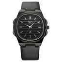 Fastrack Vyb Drift Quartz Analog Black Dial Black Color Leather Strap Watch For Guys