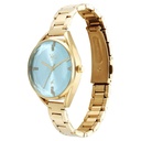 Fastrack Vyb Aurora Quartz Analog Green Dial Golden Color Metal Strap Watch For Girls