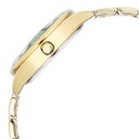 Fastrack Vyb Aurora Quartz Analog Green Dial Golden Color Metal Strap Watch For Girls