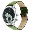 Fastrack Tick Tock Quartz Multifunction Black Dial Leather Strap Watch for Guys