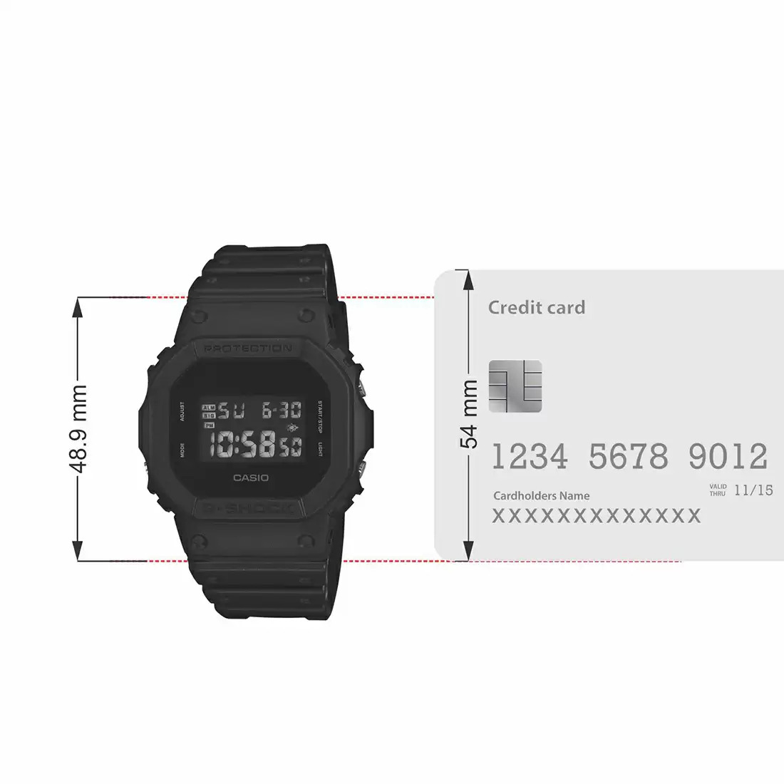 Casio G-Shock DW-5600BB-1DR Men's Watch