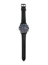 CASIO Men Dial & Leather Cuff Straps Analogue Chronograph Solar Powered Watch ED623