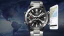 CASIO Men EDifice ECB-2000D-1ADF Black Ana-Digi Dial Silver Stainless Steel Band ED564