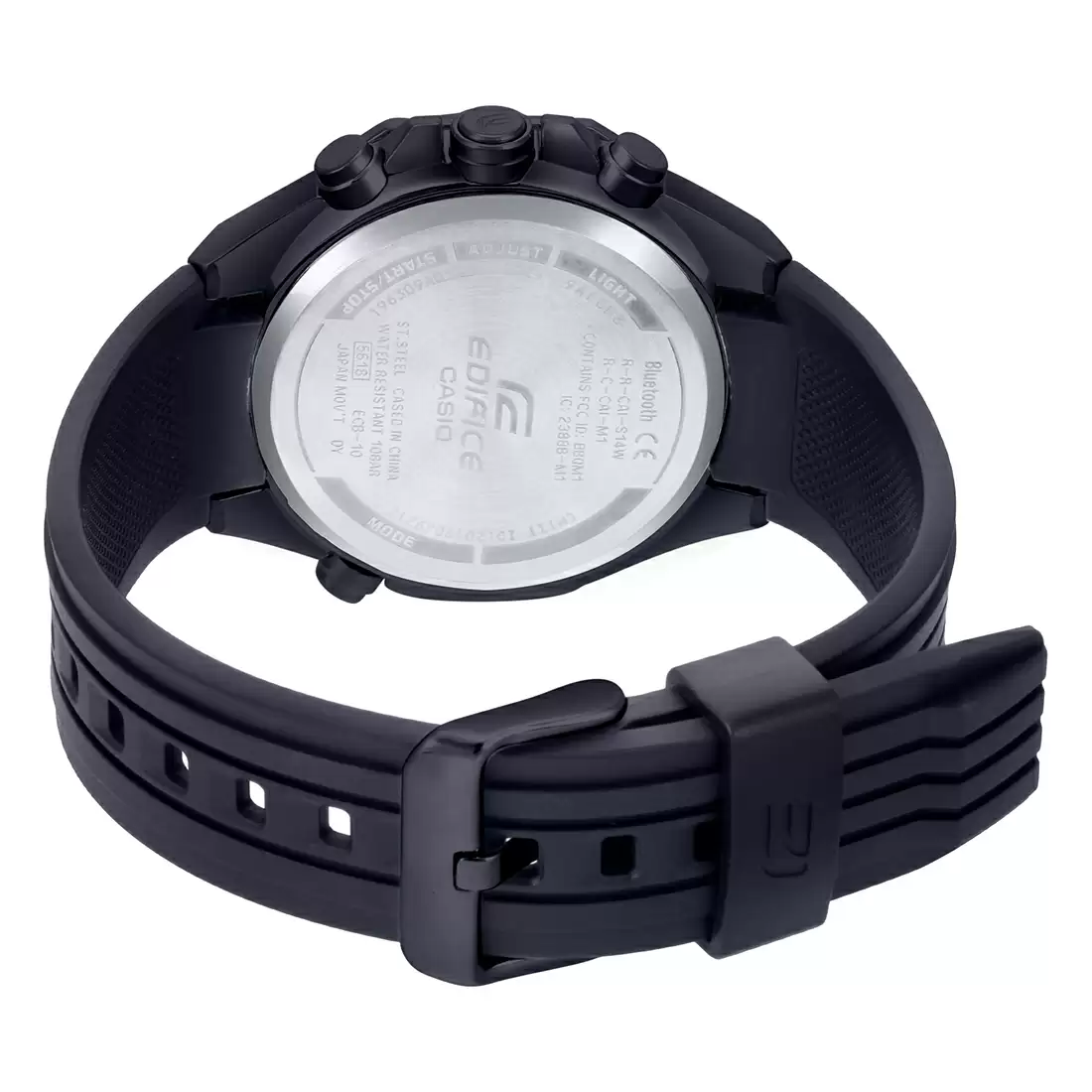CASIO Men Black Bluetooth Analogue Watch ED496 ECB-10PB-1ADF