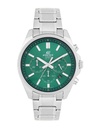 CASIO Men EDifice EFV-650D-3AVUDF Green Analog Dial Silver Stainless Steel Band ED598