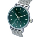 Timex Fashion Men's Green Dial Round Case Date Function Watch -TWEG20001