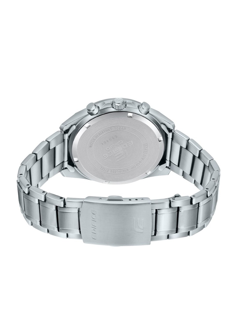 CASIO Men EDifice EFV-610D-5CVUDF Brown Analog Dial Silver Stainless Steel Band ED572