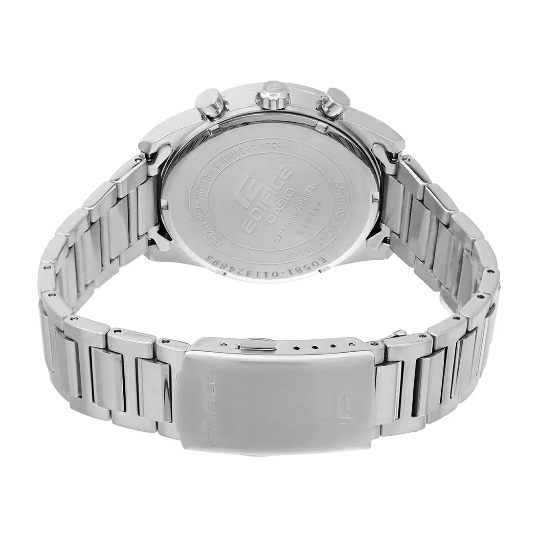 CASIO Men EDifice EFB-710D-2AVUDF Blue Analog Dial Silver Stainless Steel Band ED581