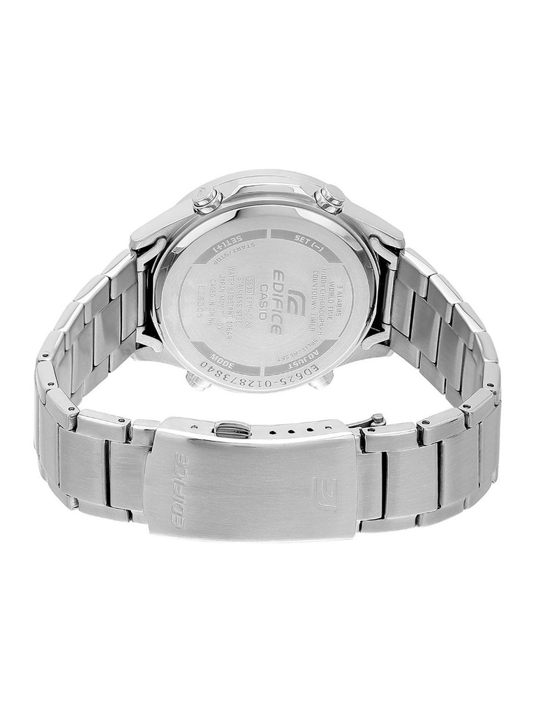 CASIO Men Dial & Stainless Steel Cuff Straps Analogue and Digital Chronograph Watch ED625