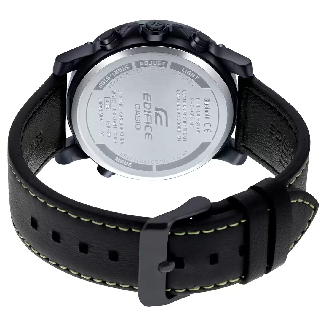 CASIO Men Black Analogue and Digital Watch EX523 ECB-20CL-1ADF