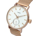 Timex Fashion Men's White Dial Round Case Date Function Watch -TWEG20002