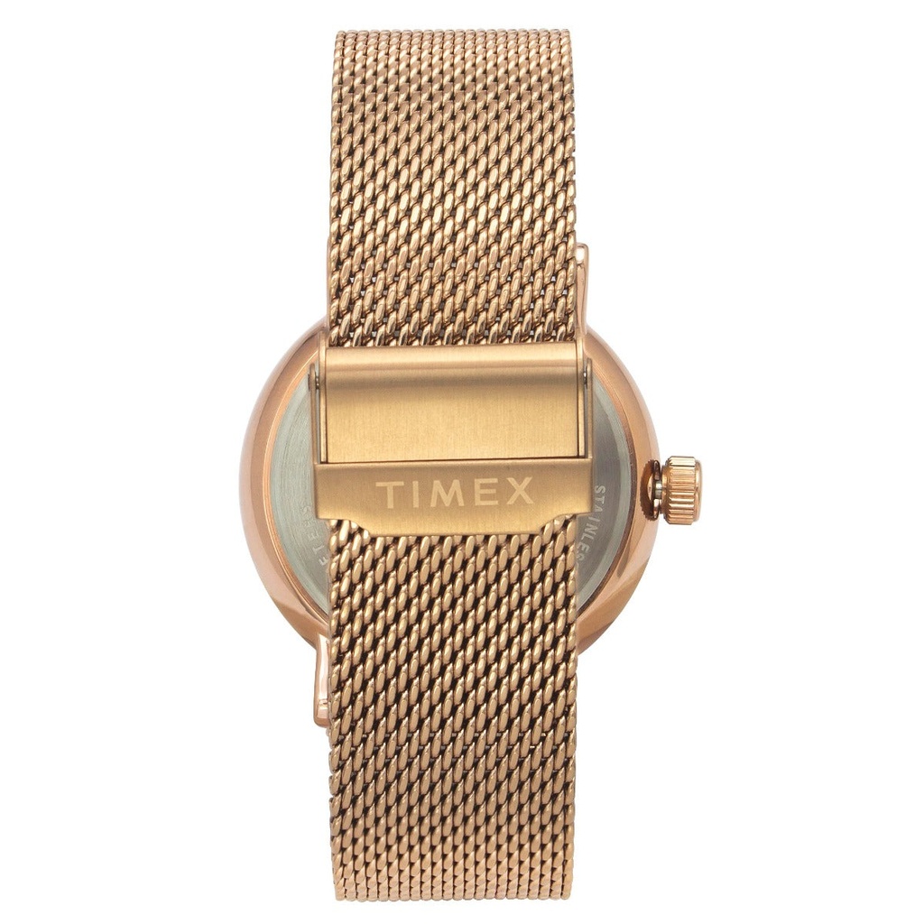 Timex Fashion Men's White Dial Round Case Date Function Watch -TWEG20002