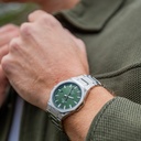 CASIO Men EDifice EFR-S108D-3AVUDF Green Analog Dial Silver Stainless Steel Band ED603
