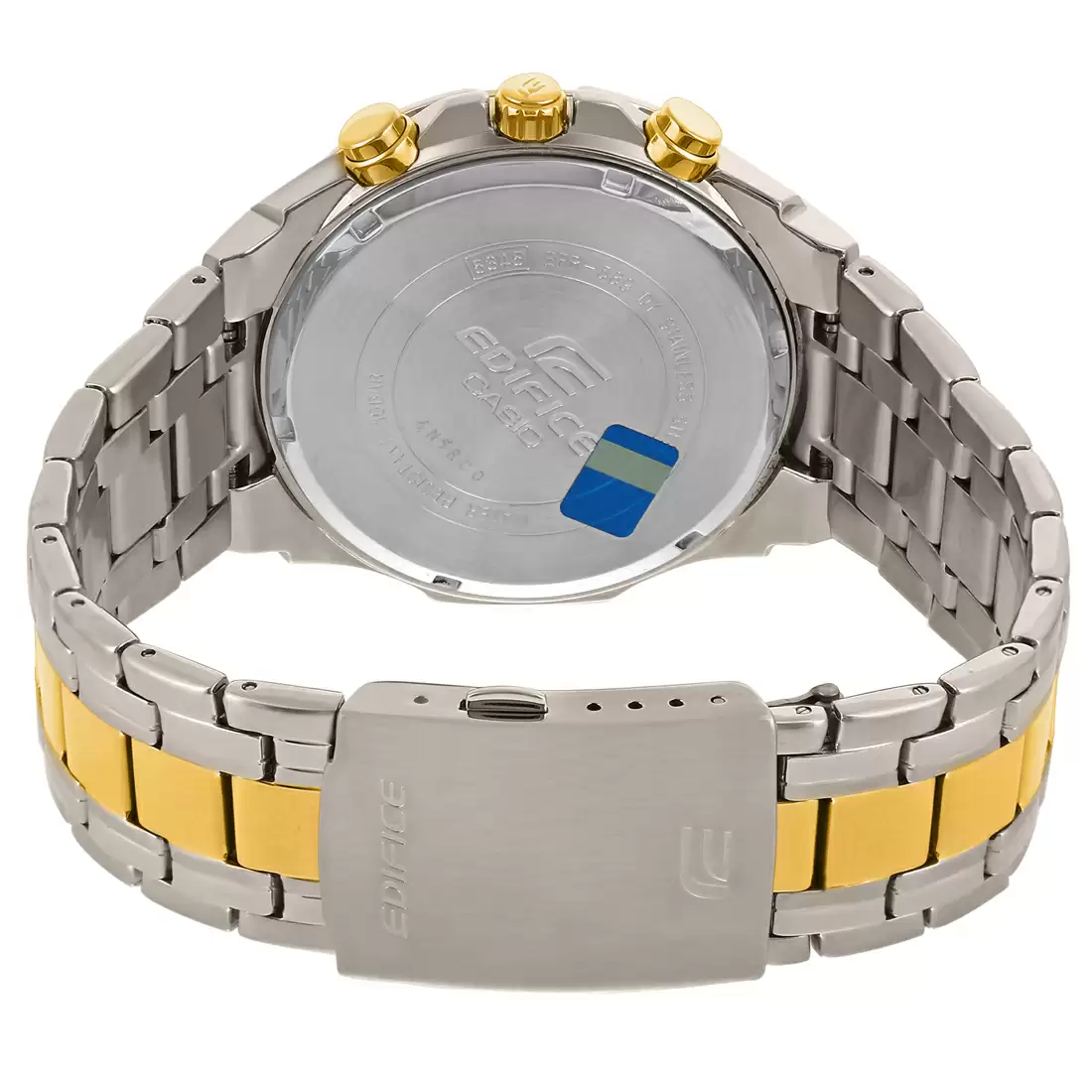 CASIO Men EDifice EFR-539SG-1AVUDF Analog Dial Dual Tone Stainless Steel Band EX188