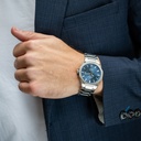 CASIO Men EDifice EFR-S108D-2AVUDF Blue Analog Dial Silver Stainless Steel Band ED602