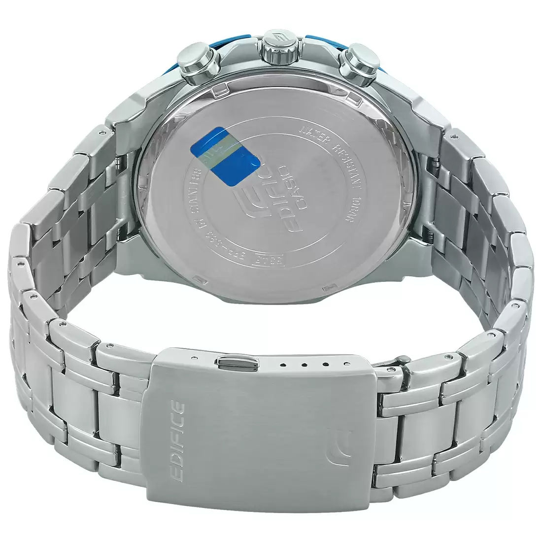 CASIO Men EDifice EFR-539D-1A2VUDF Black Analog Dial Silver Stainless Steel Band EX190