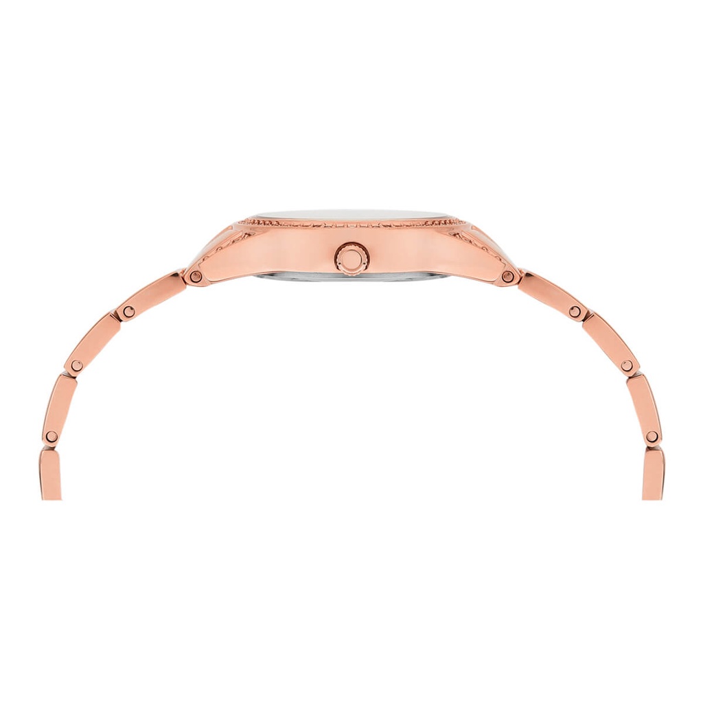 Timex Empera Women's Rose Gold Dial Round Case 3 Hands Function Watch -TW0TL9503