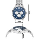 Timex Fashion Men's Blue Dial Round Case Multifunction Function Watch -TWEG18406