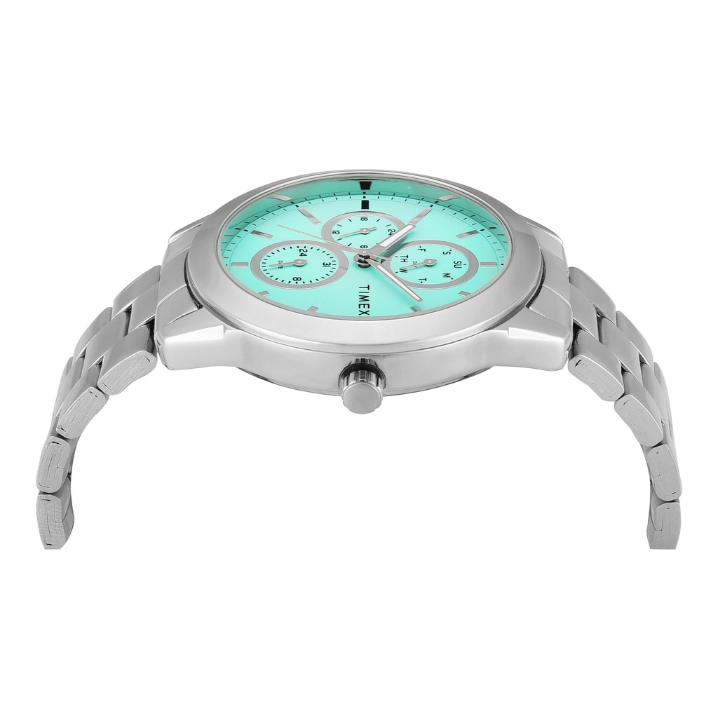 TIMEX Men Tiffany Blue Round Dial Analog Watch - TWEG18520