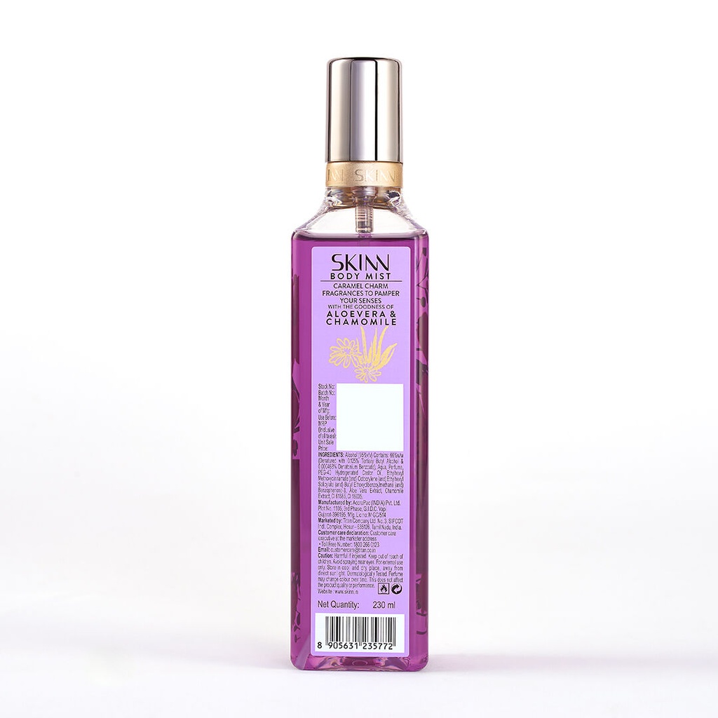 Body Mist Caramel charm