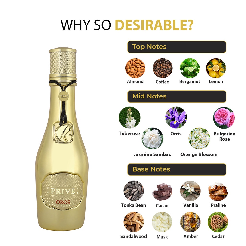 RiiFFS Prive Oros Gold Perfume For Women