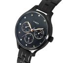 Timex Fashion Women's Black Dial Round Case Multifunction Function Watch -TWEL14816
