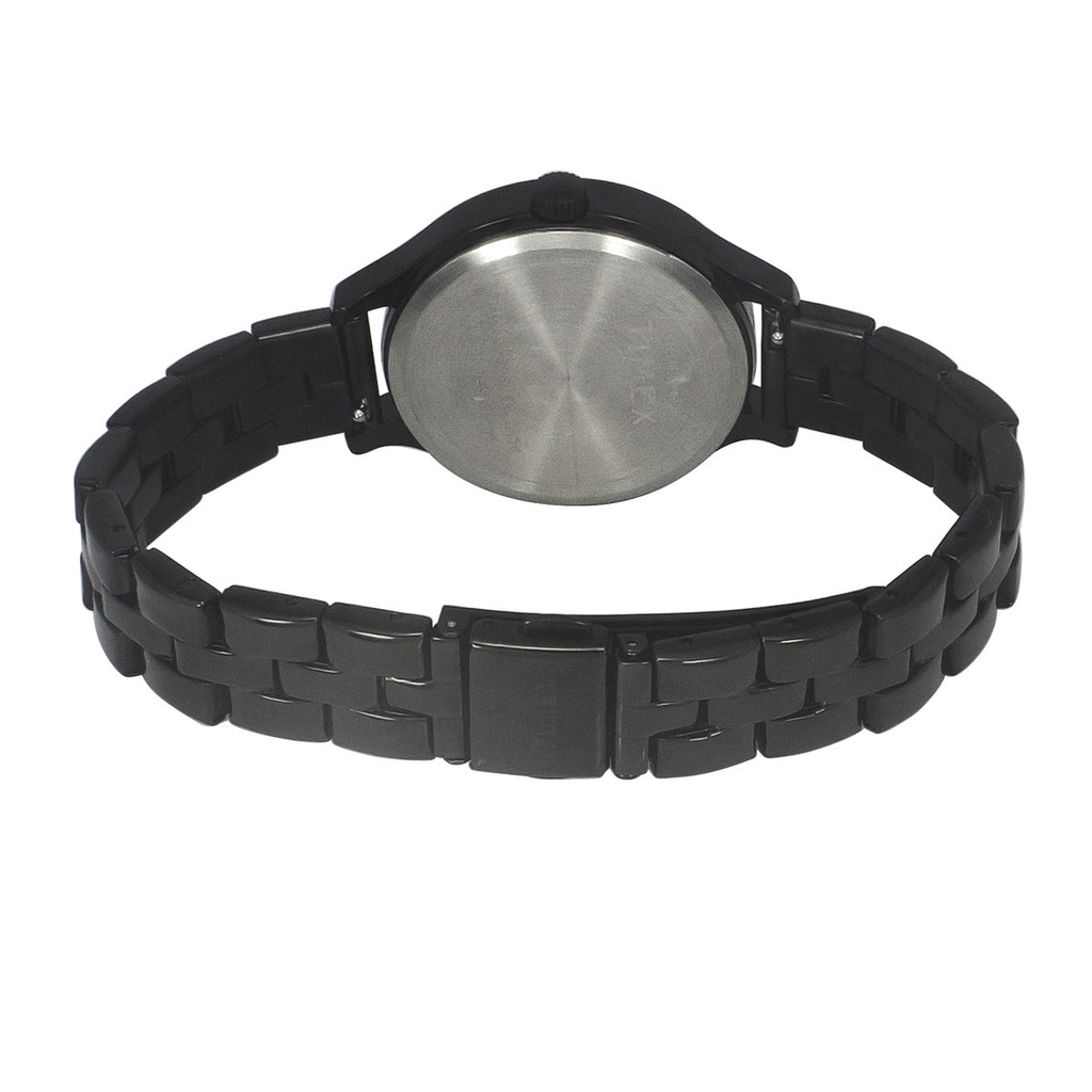 Timex Fashion Women's Black Dial Round Case Multifunction Function Watch -TWEL14816