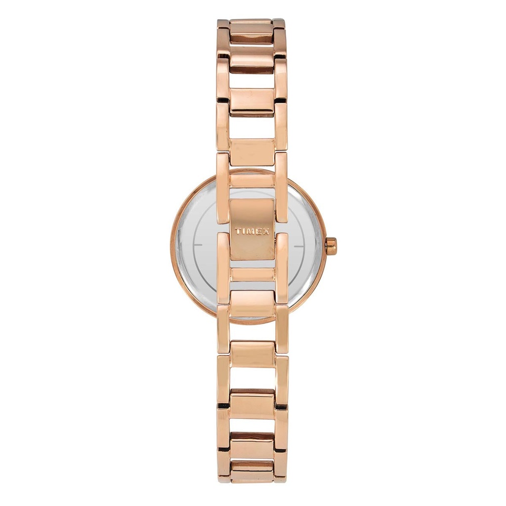 Timex Fria Women Rose Gold Round Analog Watch - TWEL15300