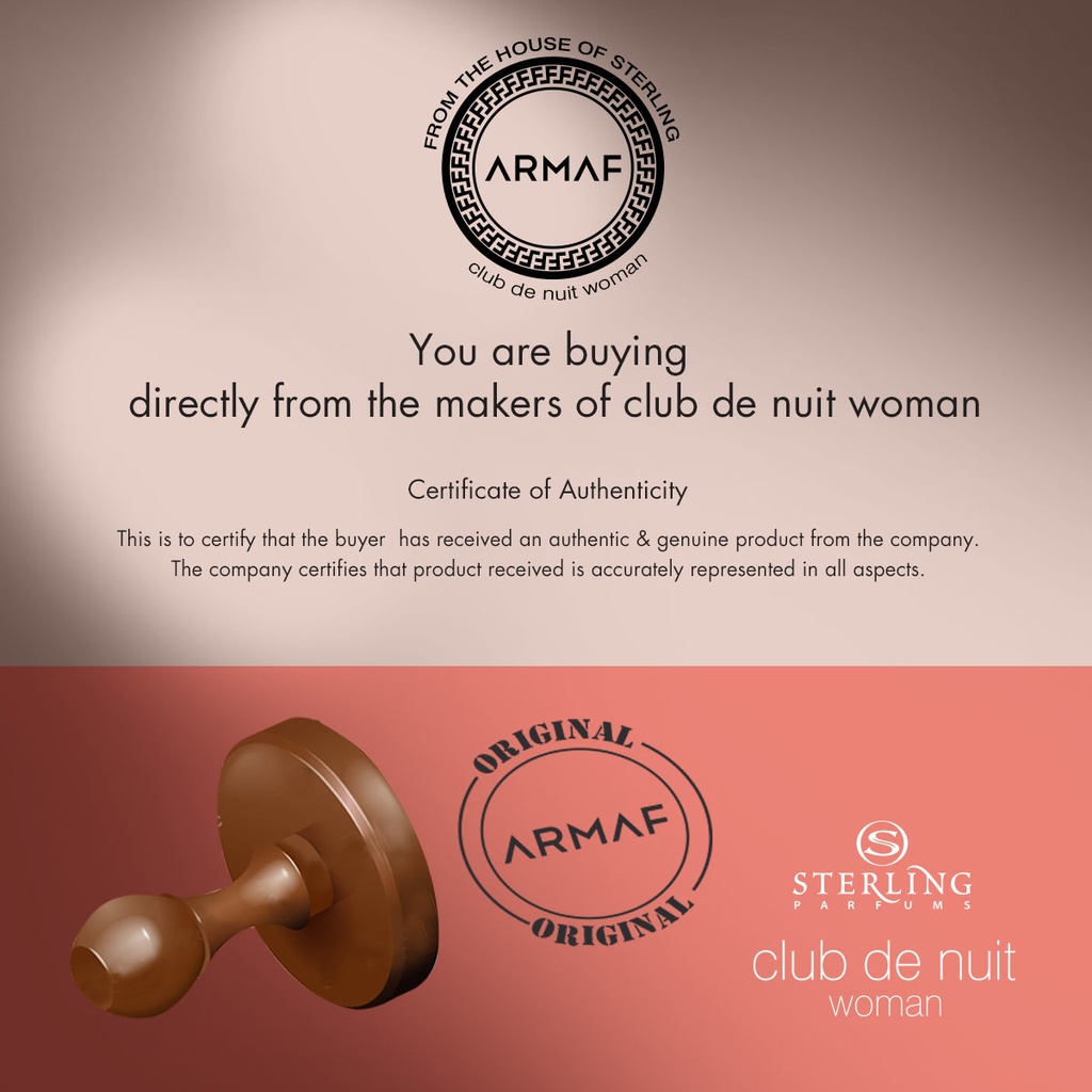 Armaf Club De Nuit EDP for Women 105ML - Captivating, Sensuous, and Stylish Fragrance